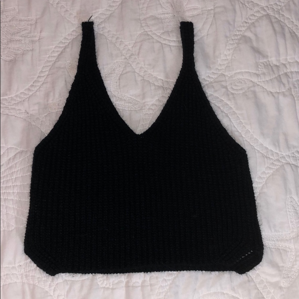 Black Crop Top